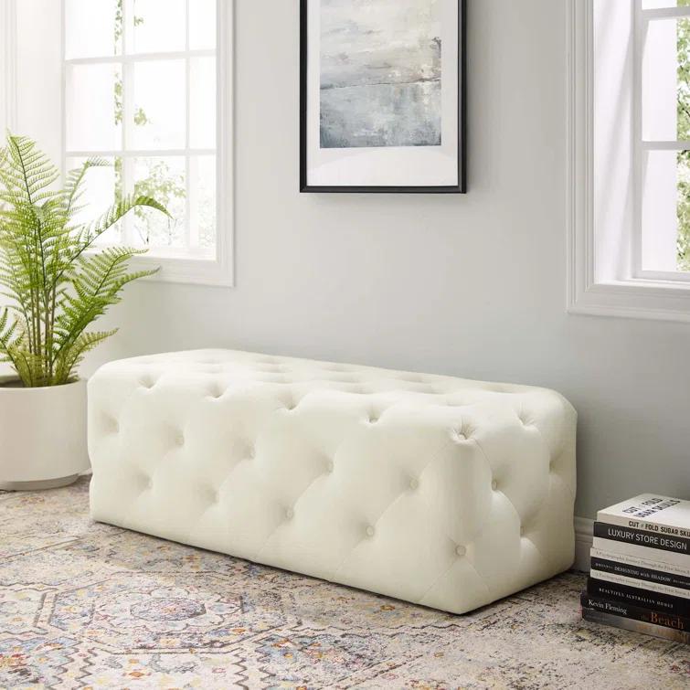 Modway Amour Tufted Button Entryway Bench