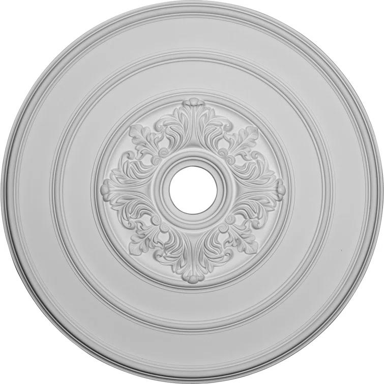 26"OD x 3 1/8"ID x 1 1/2"P Traditional with Acanthus Leaves Ceiling Medallion (Fits Canopies up to 4 1/4")