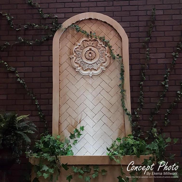 Rose and Ribbon Ceiling Medallion
