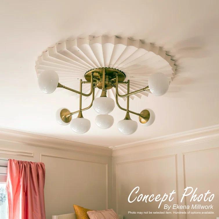 Rose and Ribbon Ceiling Medallion