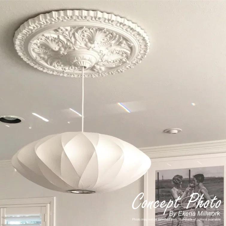 Rose and Ribbon Ceiling Medallion