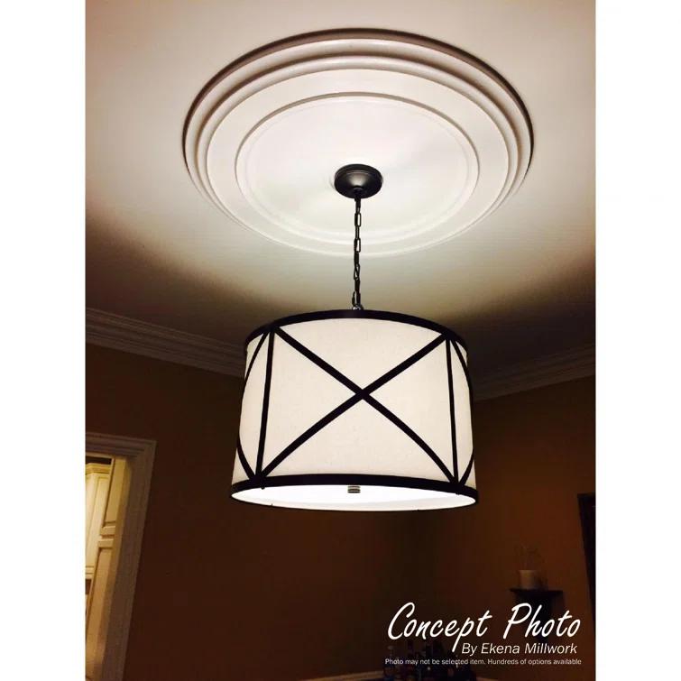 Rose and Ribbon Ceiling Medallion
