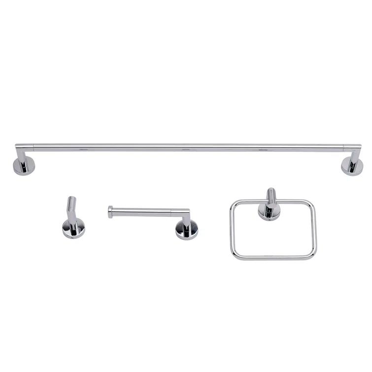 4 - Piece Bathroom Hardware Set