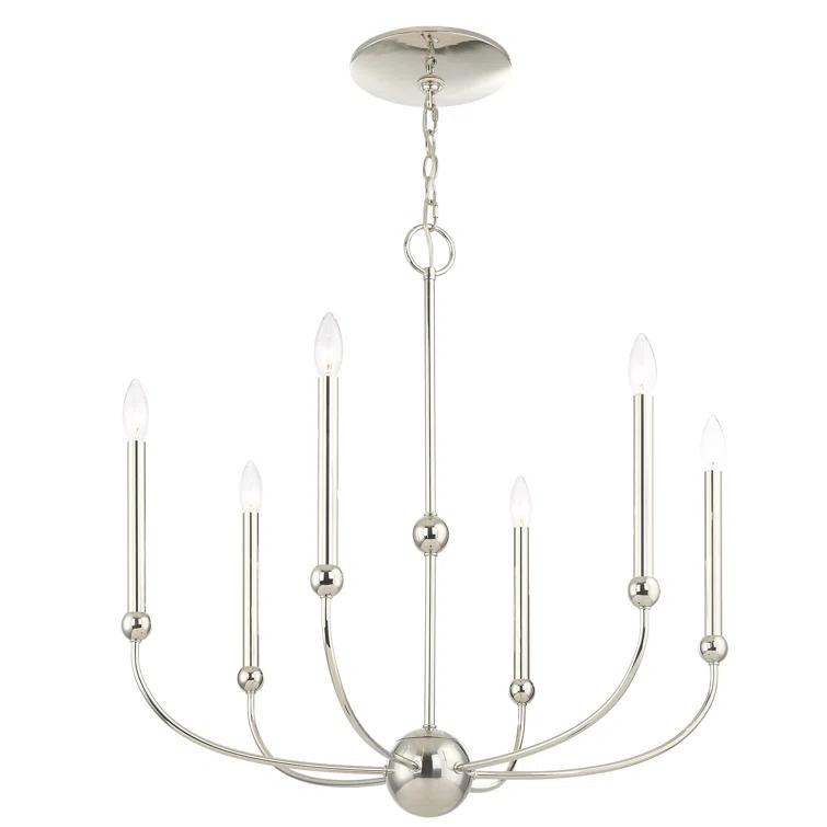6 - Light Dimmable Chandelier