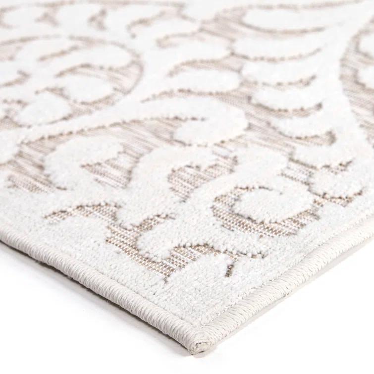 My Texas House Bluebonnets Natural Driftwood Indoor Outdoor Area Rug