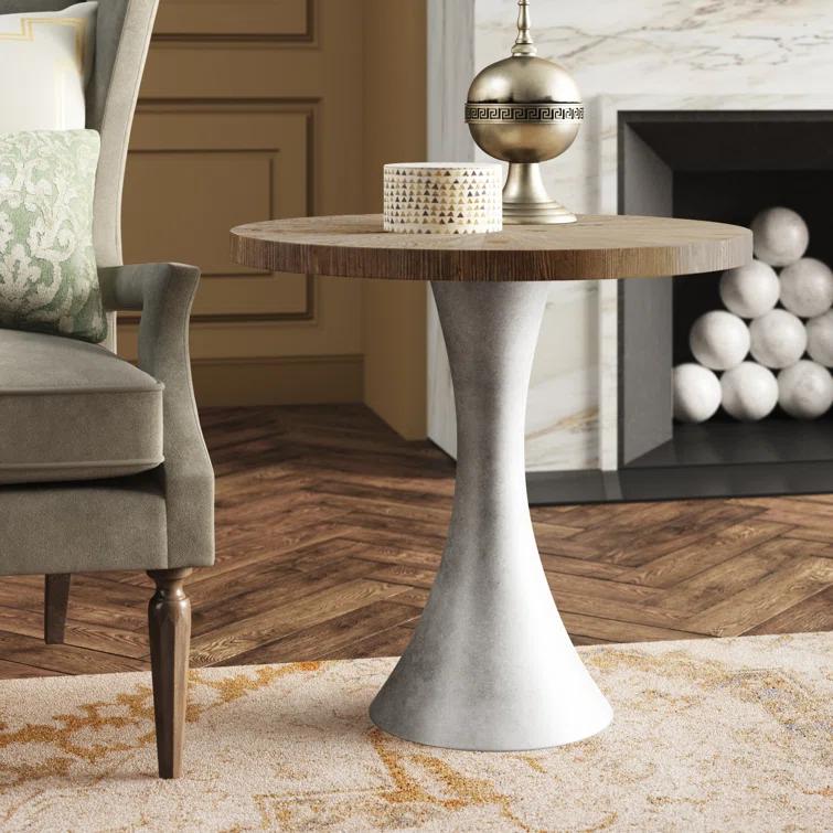 Theodore Alexander Echoes Solid Wood Top End Table
