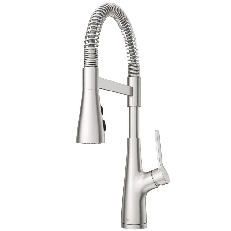 Pfister LG529NECS Neera Culinary Look Pull Down Single Handle Kitchen Faucet