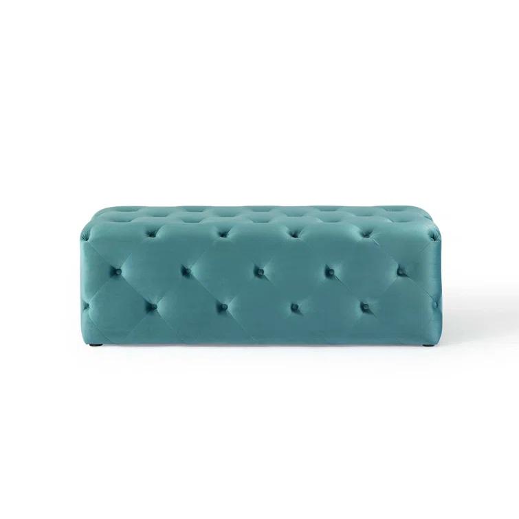 Carson Carrington Ullervad 48-inch Button Tufted Entryway Velvet Bench by Modway