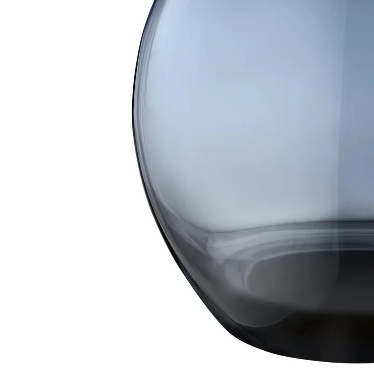 Scandinavian Blue Glass Cafu Table Vase - 8.5" H
