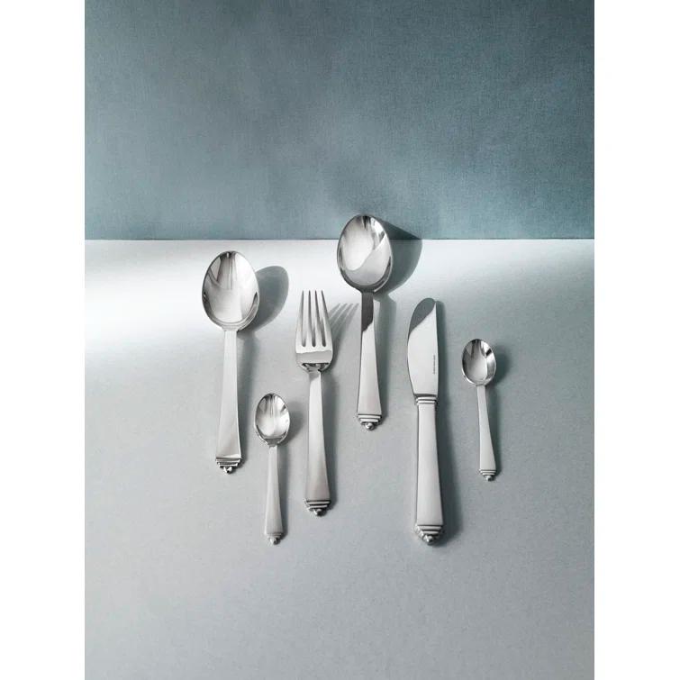Georg Jensen Pyramid 5 Piece Flatware Set, Service for 1