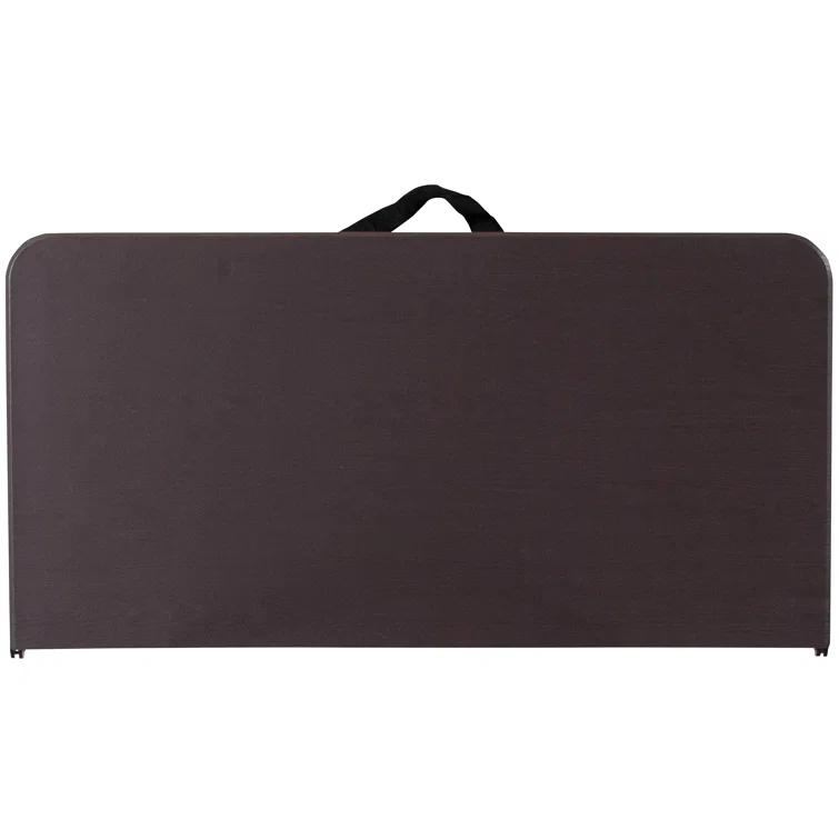 Noah 2.83' Square Plastic Folding Event Table with Carrying Handle by Flash Furniture