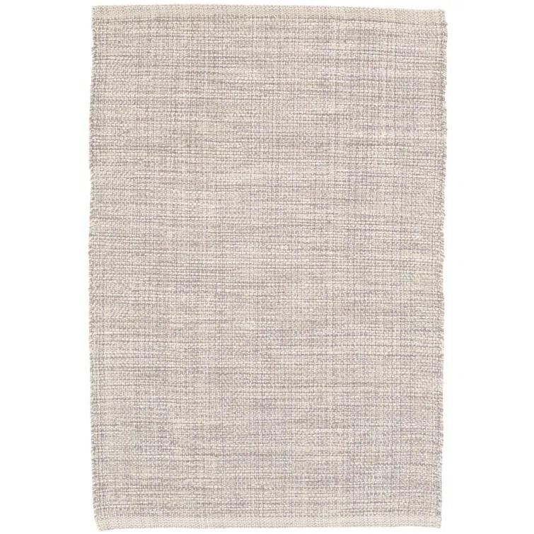 Marled Grey Handwoven Cotton Rug