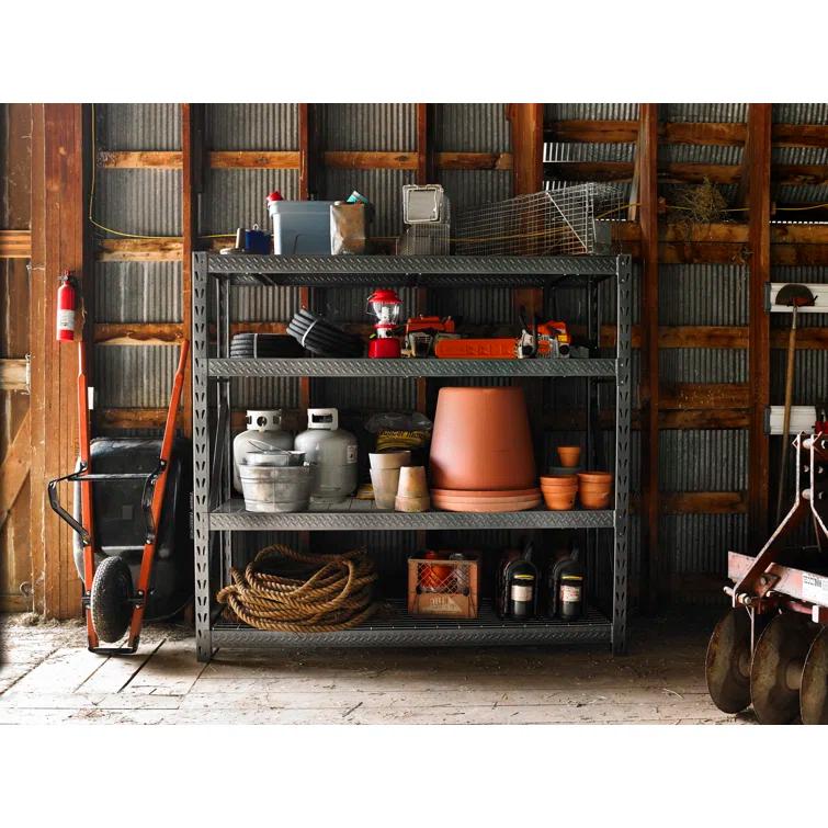 Gladiator® 77" Wide Heavy Duty Rack With Four 24" Deep Shelves & Reviews | Wayfair