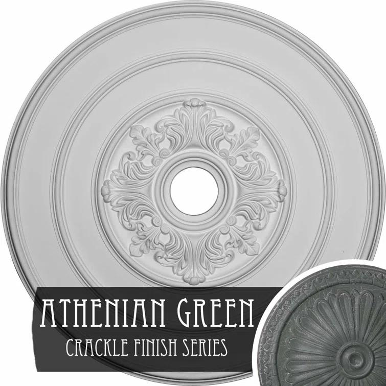 26"OD x 3 1/8"ID x 1 1/2"P Traditional with Acanthus Leaves Ceiling Medallion (Fits Canopies up to 4 1/4")