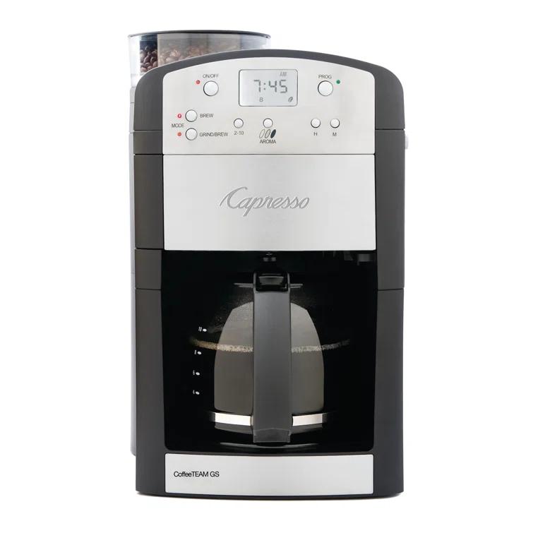 Capresso CoffeeTEAM GS Grind & Brew Coffee Maker