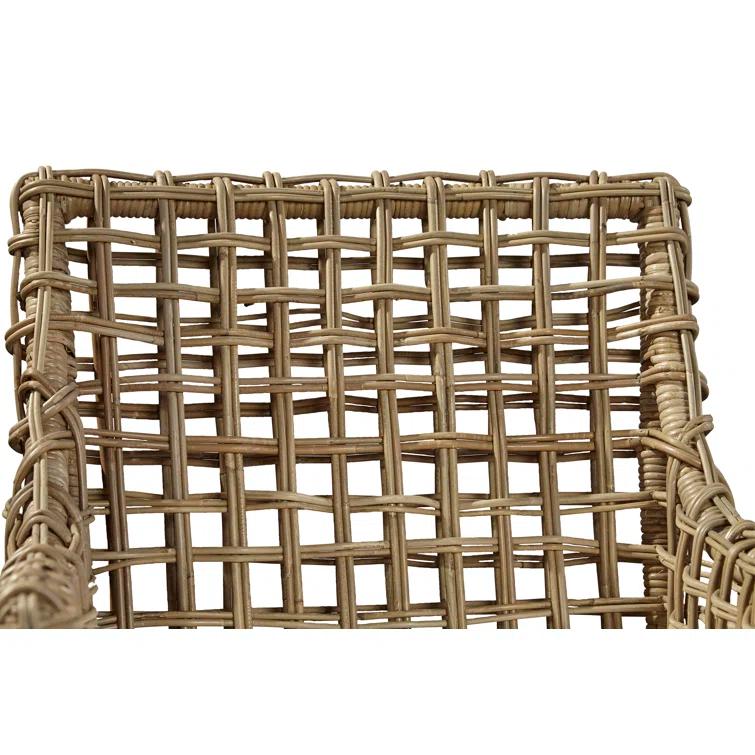 Bali Contemporary Kubu Rattan Arm Chair