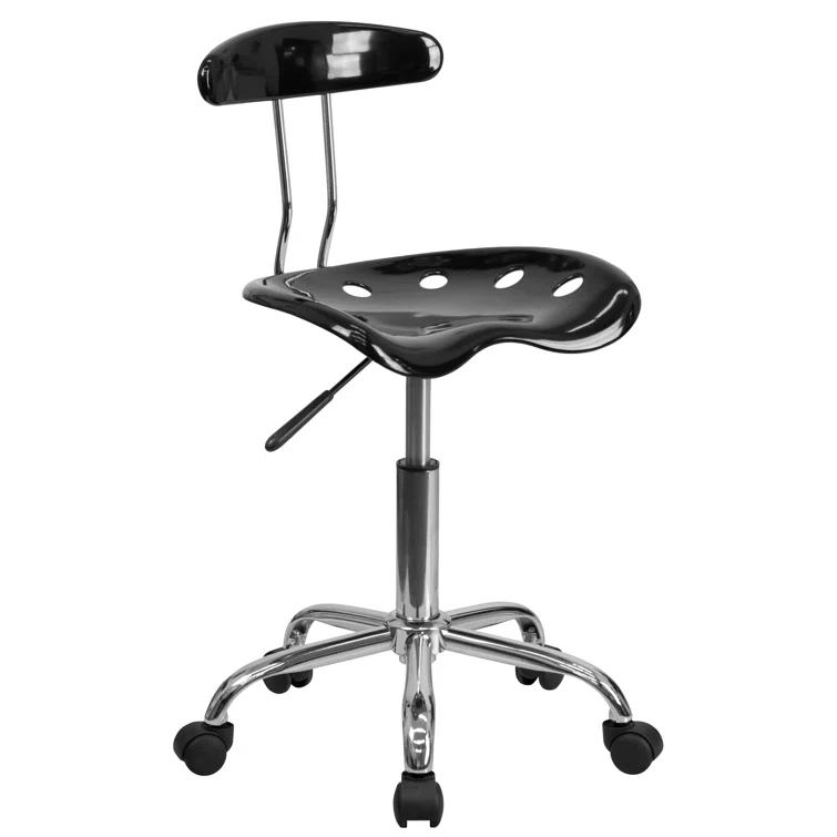 Flash Furniture Bonavant Adjustable Swivel Chair for Desk and Office with Tractor Seat