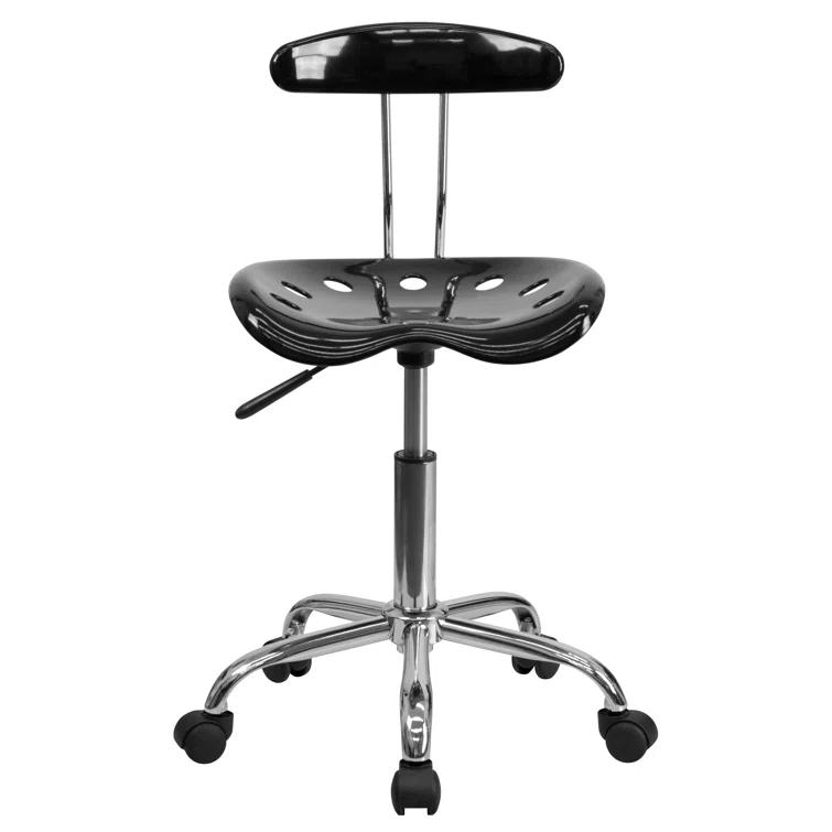 Flash Furniture Bonavant Adjustable Swivel Chair for Desk and Office with Tractor Seat