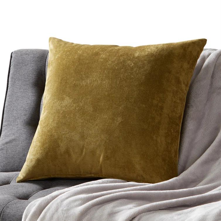 Velvet Polyester Throw Pillow