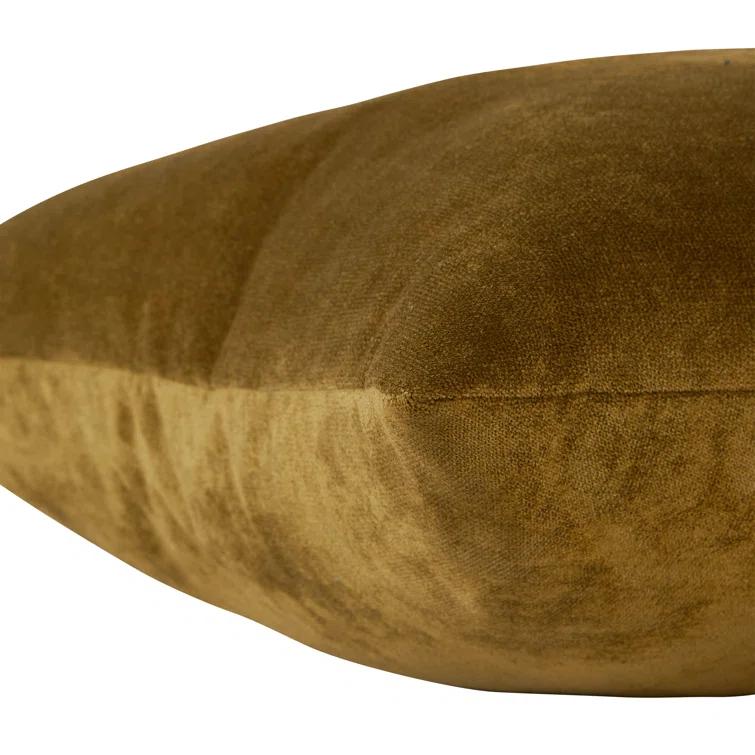 Velvet Polyester Throw Pillow