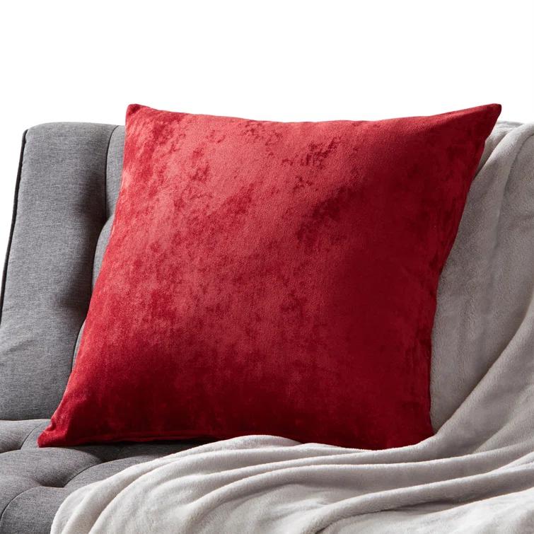 Velvet Polyester Throw Pillow