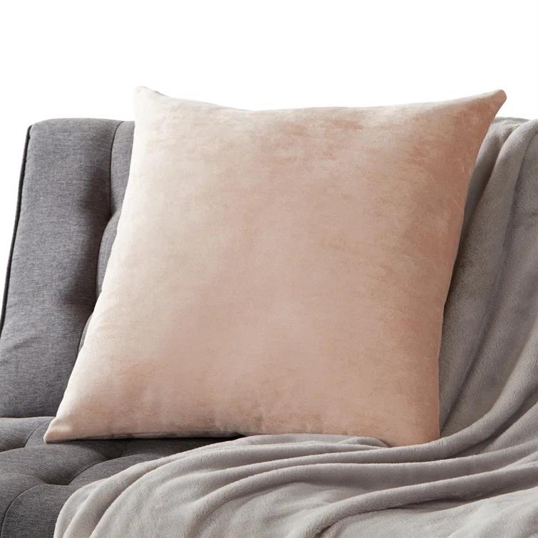 Velvet Polyester Throw Pillow