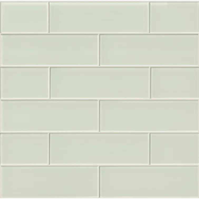 4" x 12" Glass Subway Tile