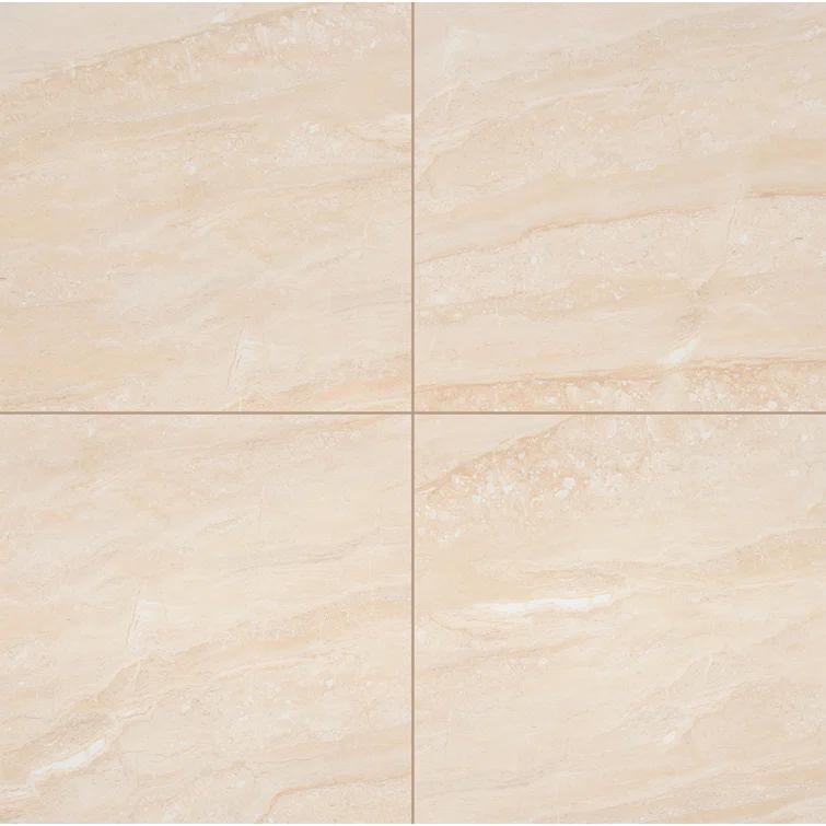 Ackland Aria 24" x 24" Stone Look Polished Porcelain Wall & Floor Tile & Reviews | Wayfair
