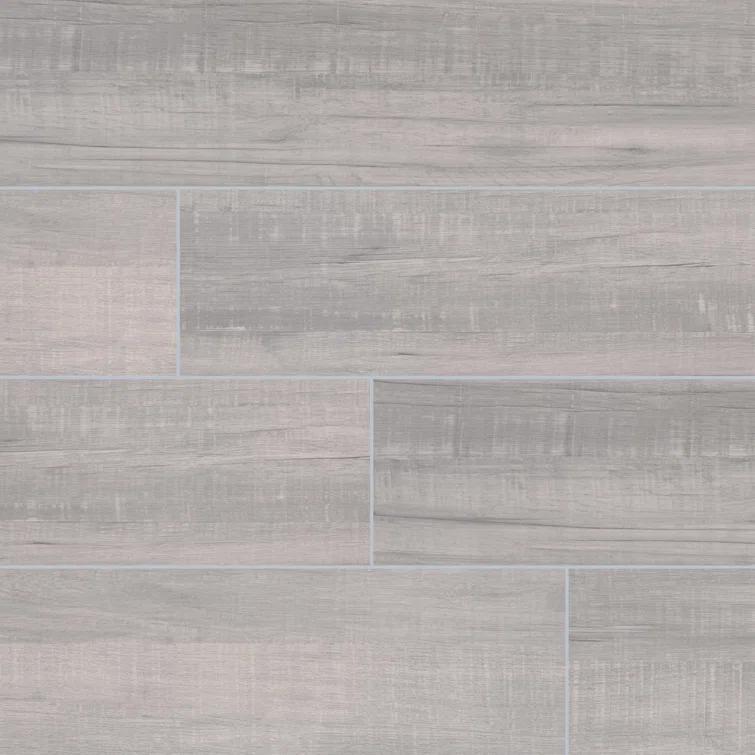 Belmond 8" x 40" Matte Ceramic Wood Look Floor & Wall Tile