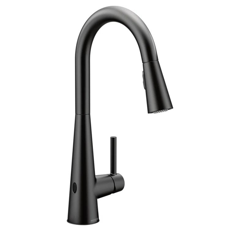 Moen Sleek MotionSense Wave Single Handle Pulldown Kitchen Faucet with Power Clean Technology