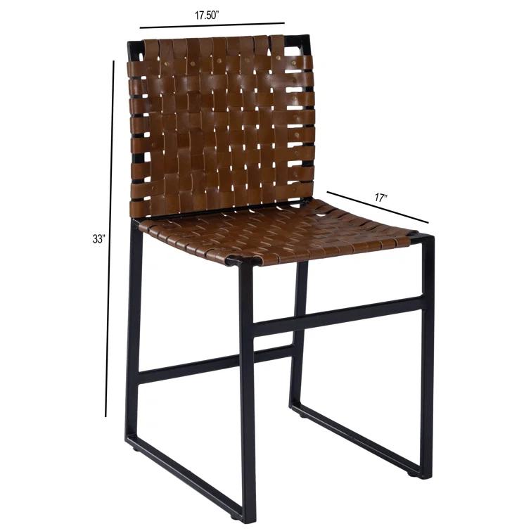 Augusta Genuine Leather Dining Chair