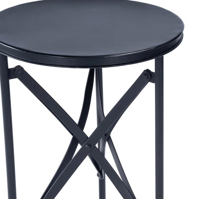 Butler Specialty Metalworks Round Iron Accent Table In Black