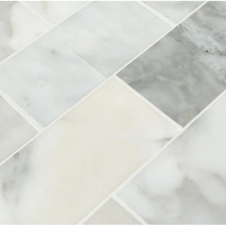 Calacatta Gold 3" x 6" Polished Marble Subway Tile