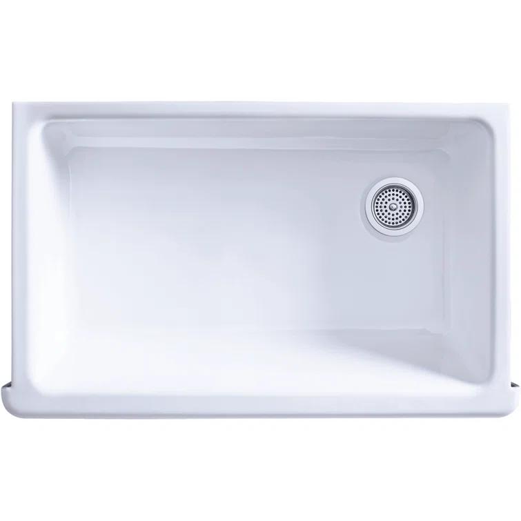 Whitehaven® Self-Trimming 36" L x 22" W Farmhouse Kitchen Sink