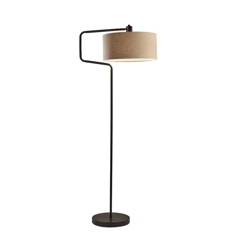 Wenham 57'' Swing Arm Floor Lamp