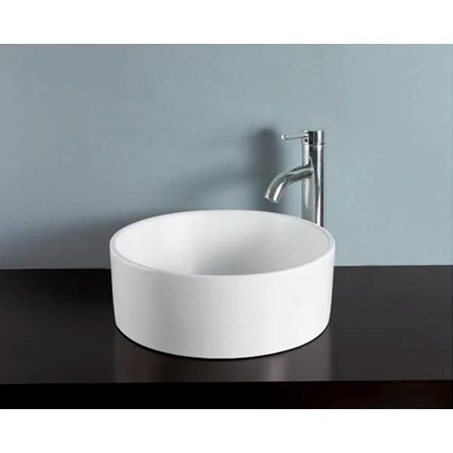 Kingston Brass Park Ceramic Round Vessel Sink