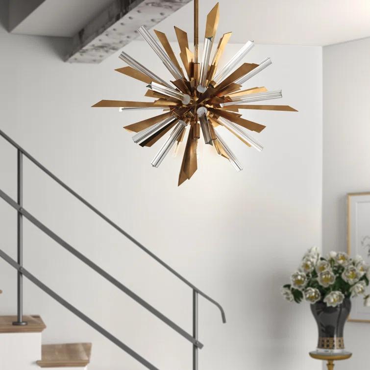 Waldorf 8 - Light Dimmable Sputnik Sphere Chandelier