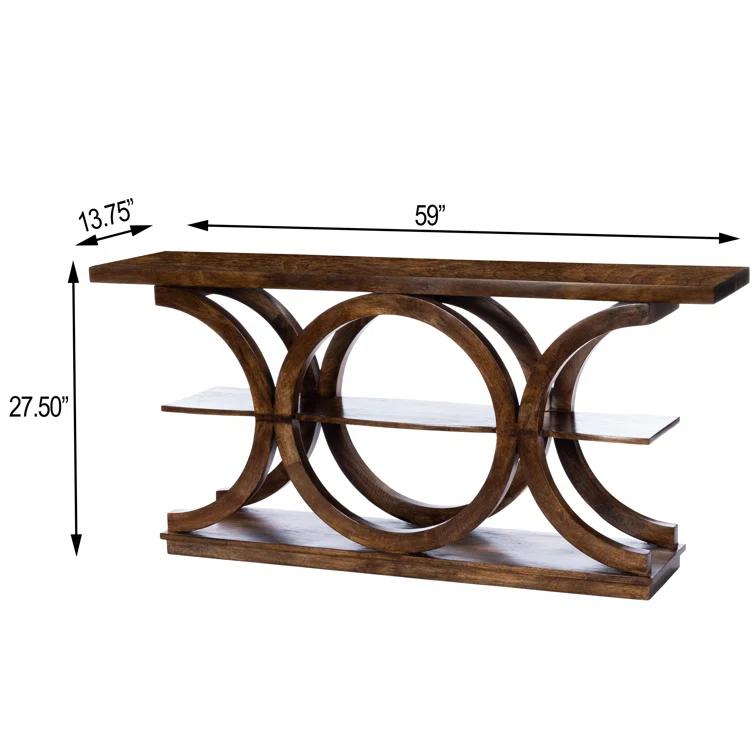 Butler Specialty Company Stowe Solid Wood Console Table - Brown