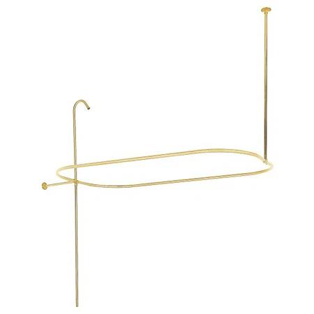 Kingston Brass Vintage Shower Riser with Rectangular Enclosure