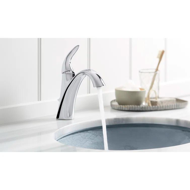 Alteo Single Hole Bathroom Faucet with Drain Assembly