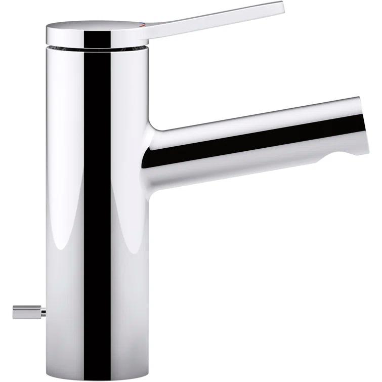Kohler Elate Single-Handle Bathroom Faucet with Pop-Up Drain Assembly, One Hole Bathroom Sink Faucet, 1.2 gpm