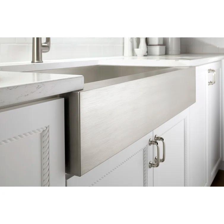 Vault™ 35.5" L x 21.25" W Double Basin Farmhouse Kitchen Sink