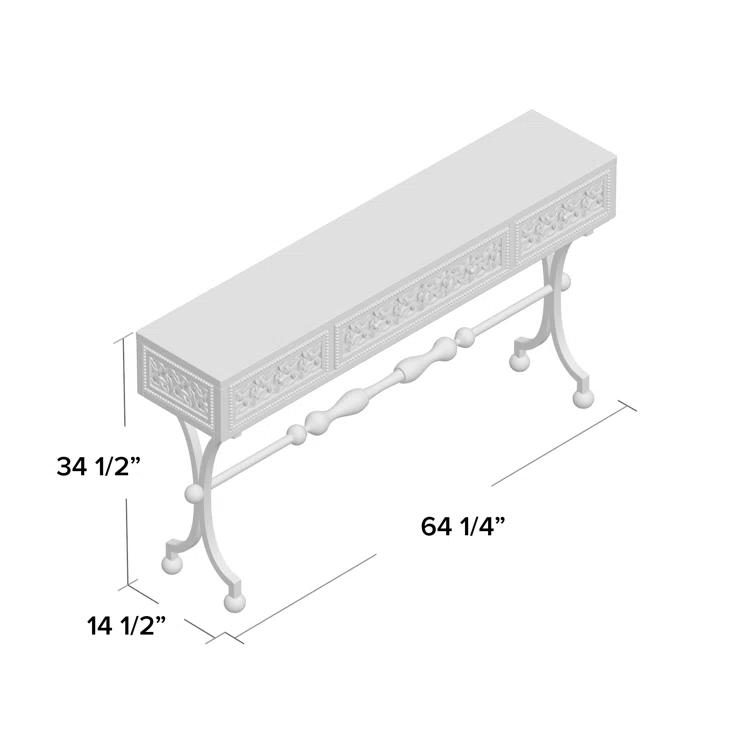 Hooker Furniture Melange 64.25'' Console Table