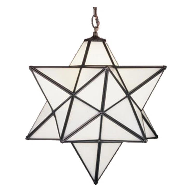 Meyda Tiffany & Stained Glass 1 - Light Antique Brass Single Pendant