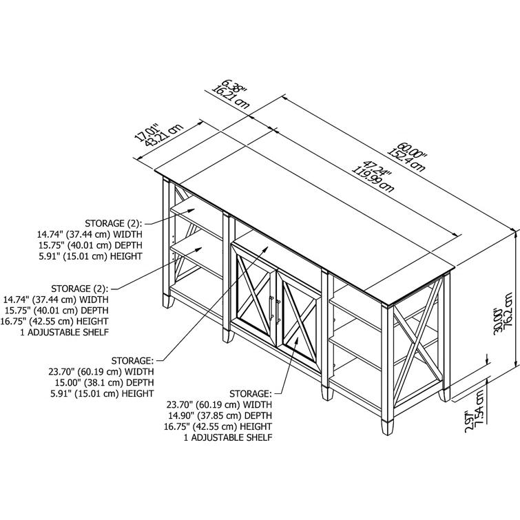 Huckins TV Stand for TVs up to 65"