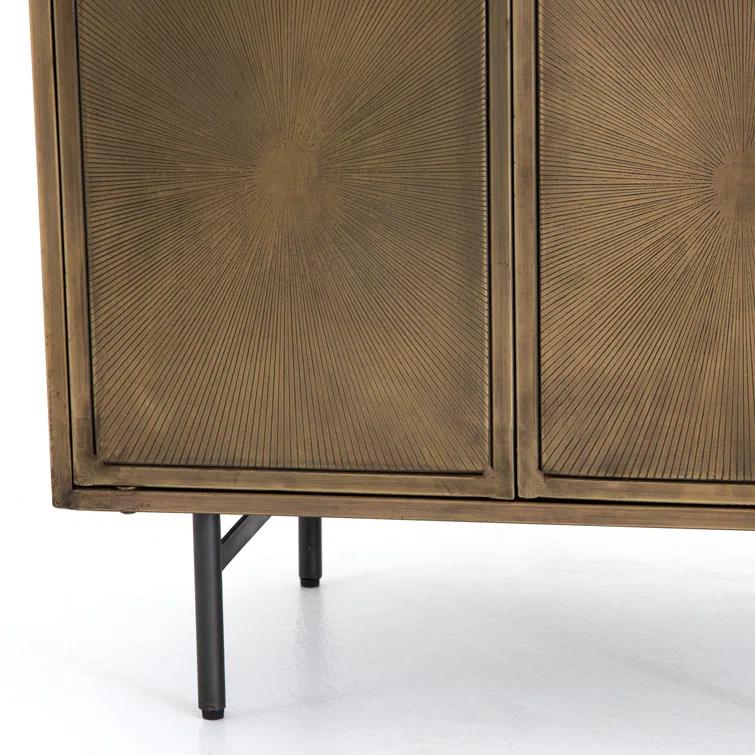 Argonaut Metal Cabinet Nightstand (25")
