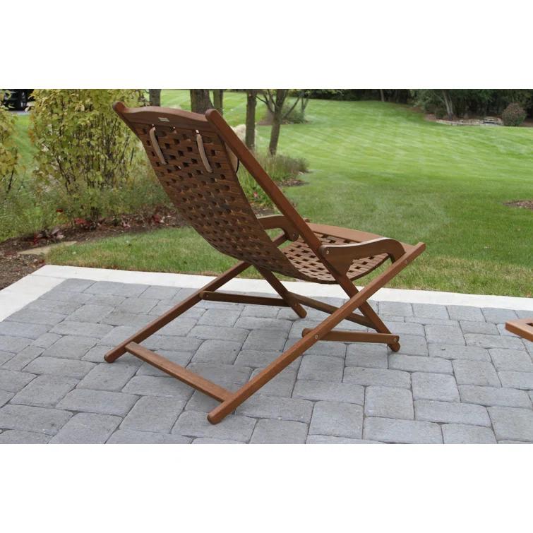 Fleur Eucalyptus Outdoor Lounge Chair with Cushion