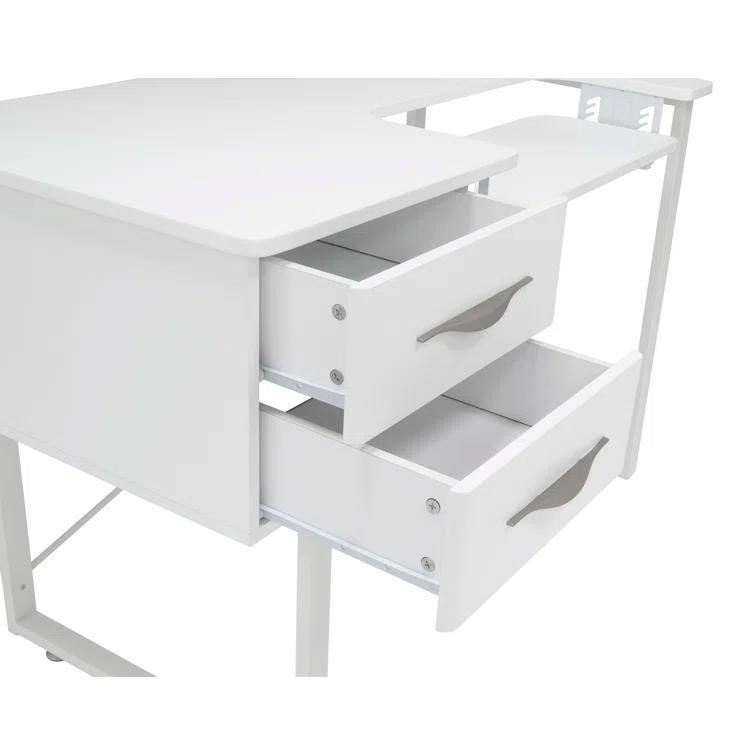 Sew Ready 47.25'' x 23.5'' Sewing Table with Sewing Machine Platform