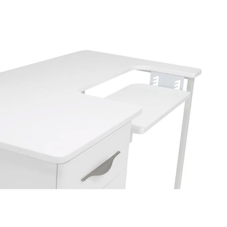 Sew Ready 47.25'' x 23.5'' Sewing Table with Sewing Machine Platform