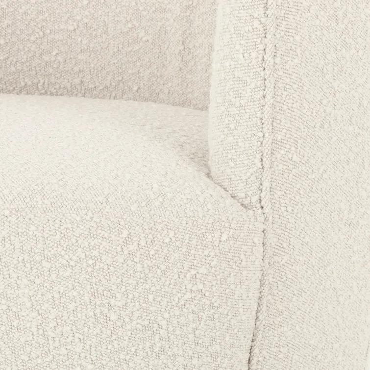 Margie Swivel Chair - Natural Boucle